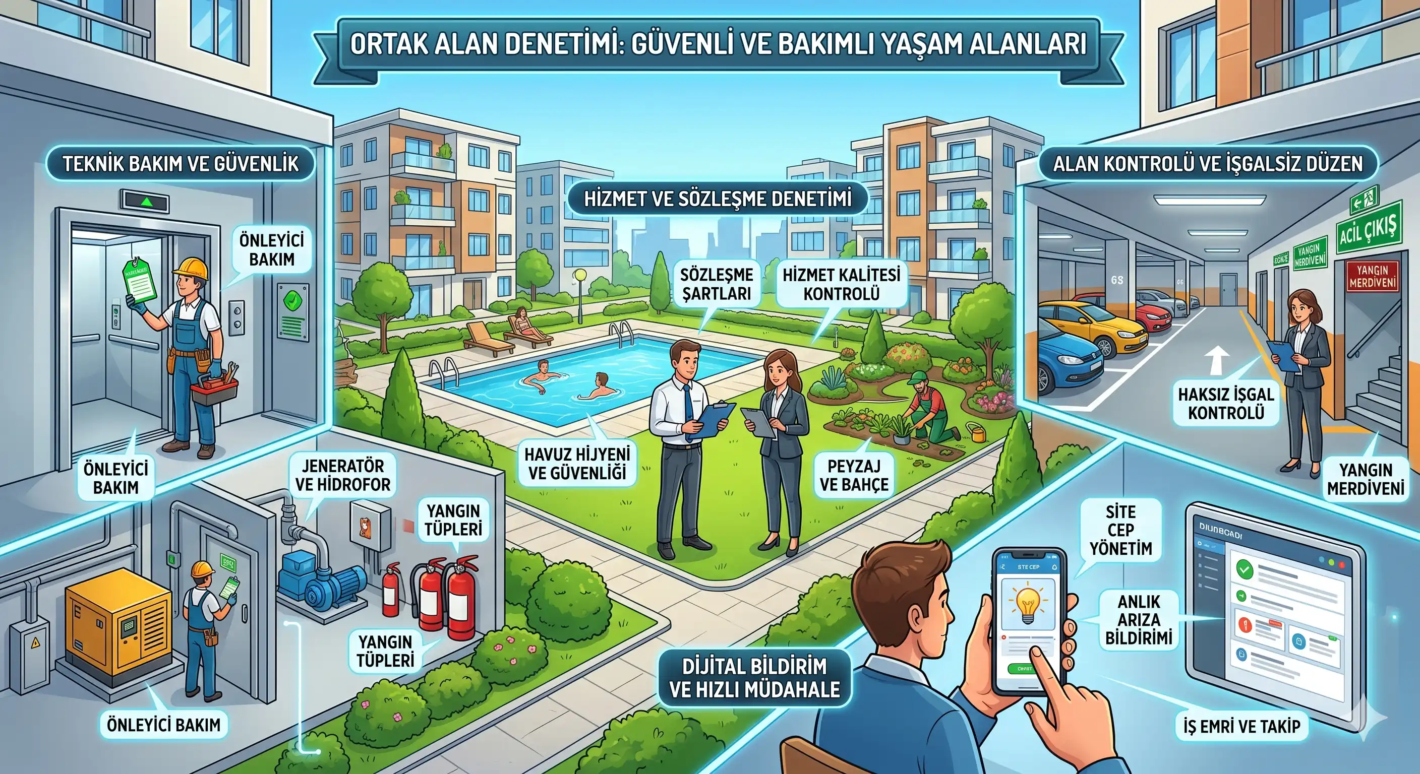 Sitenizin Değerini ve Huzurunu Koruyun: Ortak Alan Denetimi Neden Hayatidir?